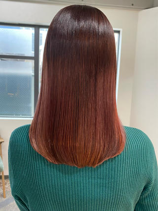 セミロング カラー 🌼髪質改善･アレン ジ･レイヤー🌼のヘアスタイル