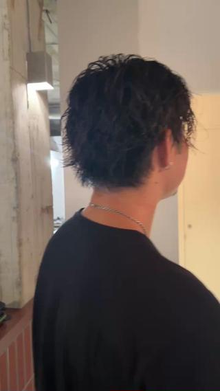 ショート パーマ 森田 鴻之介のヘアスタイル