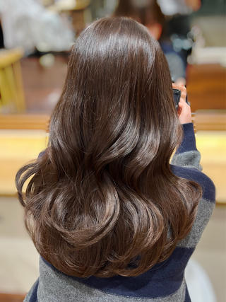 ロング カラー ヴェリーテ所属・🎀仙台/ワンカラー /ありさ🎀のヘアスタイル