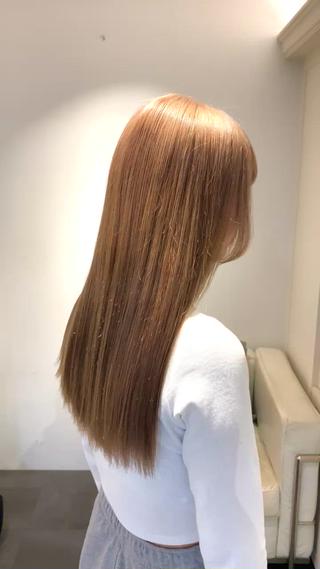 ロング カラー ベレーザ渋谷所属・🦋ハイトーン・髪質 改善🦋成嶋 朋希のヘアスタイル