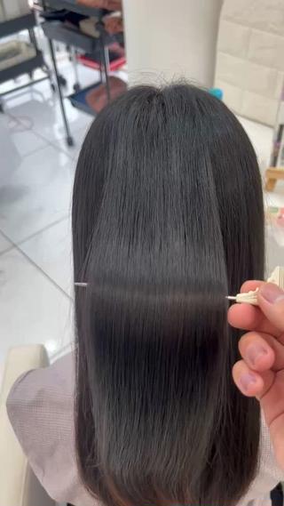 髪質改善ストレート 