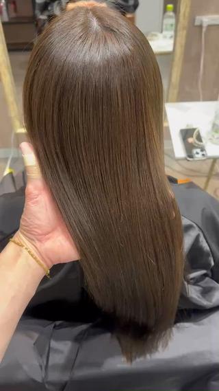 髪質改善カラー 