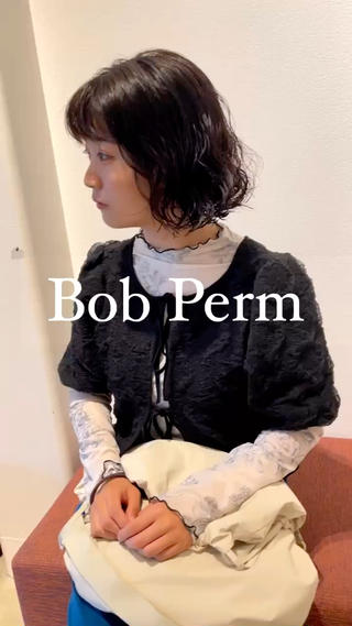 ショート パーマ 北九州美容室 🕊️わかな✂︎のヘアスタイル