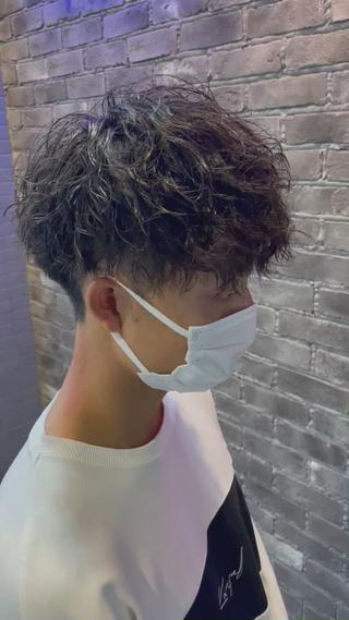 ツイストスパイラルパーマ。 