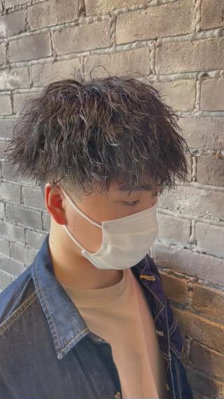 ツイストスパイラルパーマ。 