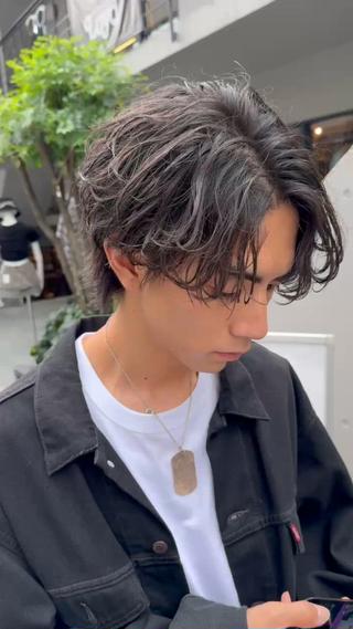 パーマ メンズ fifth神宮前 HIN★T★のヘアスタイル