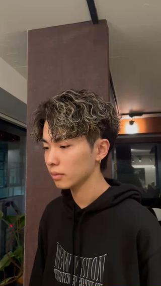 カラー パーマ メンズ fifth神宮前 HIN★T★のヘアスタイル