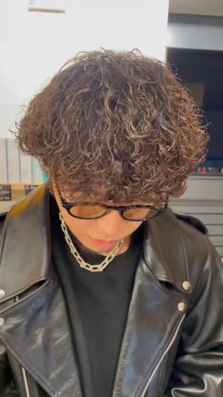 カラー パーマ メンズ fifth神宮前 HIN★T★のヘアスタイル