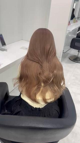 ロング カラー ブリーチなし特化 美容師💖SAE💖のヘアスタイル