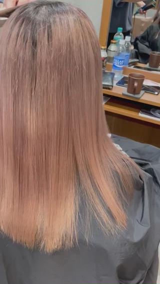 ブリーチ毛も超音波トリートメントで艶やかに 