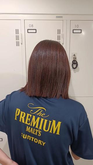 ミディアム 【縮毛矯正/レディー スカット】美涼🎀のヘアスタイル