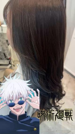 五条悟イメージの青髪 