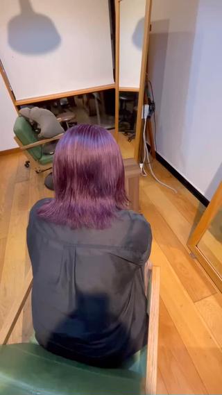 色落ちまで綺麗なカラー 