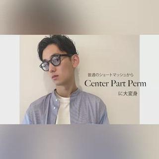 ショート パーマ メンズ 永野 正芳のヘアスタイル