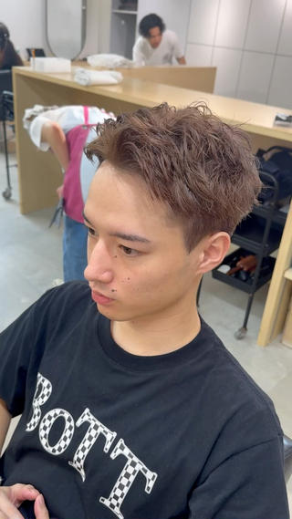 ショート カラー メンズ 永野 正芳のヘアスタイル
