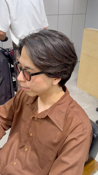 ミディアム メンズ 永野 正芳のヘアスタイル