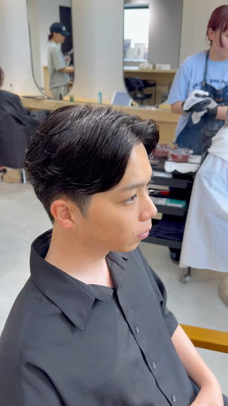 パーマ メンズ 永野 正芳のヘアスタイル