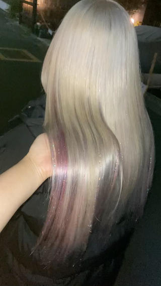 ✨最安値✨エクステ カラー🌼つきな🌼のヘアスタイル