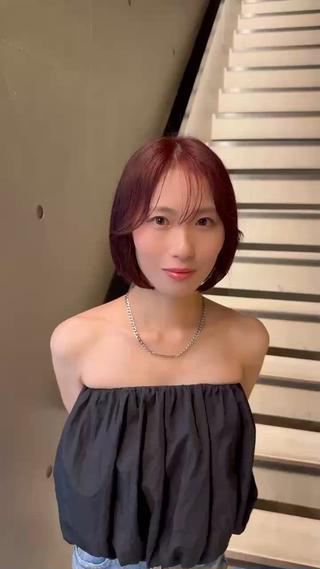 ブリーチ無しダブルカラー
暖色系なら地毛からのブリーチ無しでここまで色が入ります 