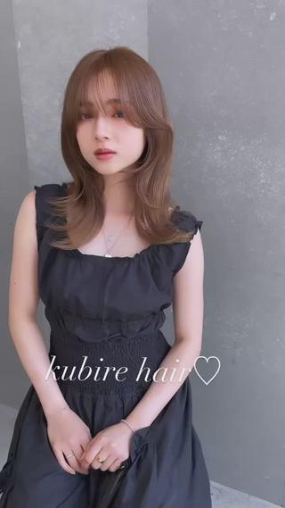 ミディアム 山本翔一郎 韓国顔周りレイヤーのヘアスタイル