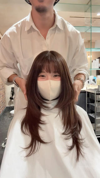 ロング 泉 堅也のヘアスタイル