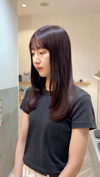 ミディアム 似合わせ/ベージュ /レイヤー/りほ🤍のヘアスタイル