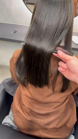 ロング カラー パーマ XYZ所属・縮毛矯正/髪質改善 韓国風/MIKIYAのヘアスタイル