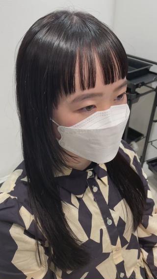 ロング カラー Loom.所属・村上雅人 ナチュラルモードのヘアスタイル