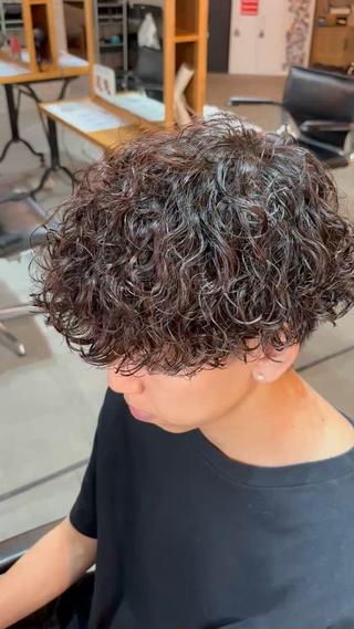 プードル風波巻きスパイラルパーマ
#町田美容室#メンズカット#メンズパーマ#波巻き#スパイラル#プードル 