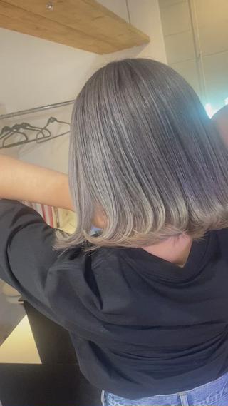 ミディアム カラー ヘアアレンジ 久米 治仁のヘアスタイル