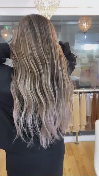 ロング カラー ヘアアレンジ 久米 治仁のヘアスタイル