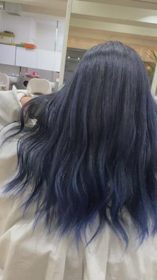 セミロング カラー ヘアアレンジ 久米 治仁のヘアスタイル