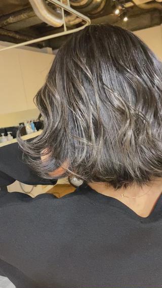 ミディアム カラー ヘアアレンジ 久米 治仁のヘアスタイル