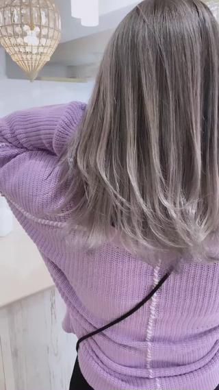 セミロング カラー ヘアアレンジ 久米 治仁のヘアスタイル
