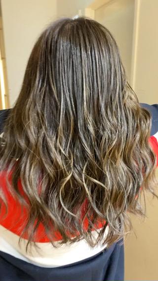 ロング カラー ヘアアレンジ 久米 治仁のヘアスタイル