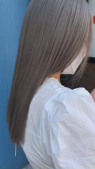 ロング カラー 周りと差のつくハイト ーン🥣AZUKIのヘアスタイル