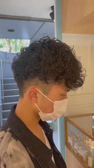 メンズのくりくりパーマ！ 