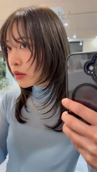 セミロング amber池袋所属・美髪矯正・ブリーチ 矯正🫧秋元ゆたかのヘアスタイル