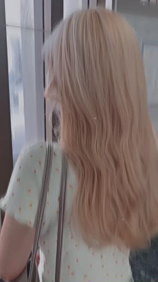 抜きっぱなしブリーチカラー 