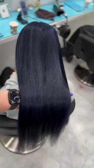 セミロング カラー ヘアアレンジ 🫧原宿艶ワンカラー /ダブルカラー🫧のヘアスタイル