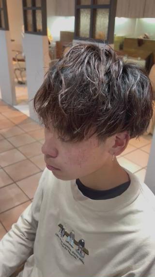 ショート パーマ メンズ 朝3分でキマる 村上陸のヘアスタイル