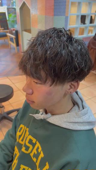 ショート パーマ メンズ 朝3分でキマる 村上陸のヘアスタイル