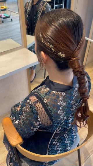 タイトなヘアアレンジ♪ 