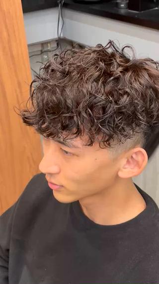 ショート パーマ メンズ fifth / 山下 和輝 海外風スタイルのヘアスタイル