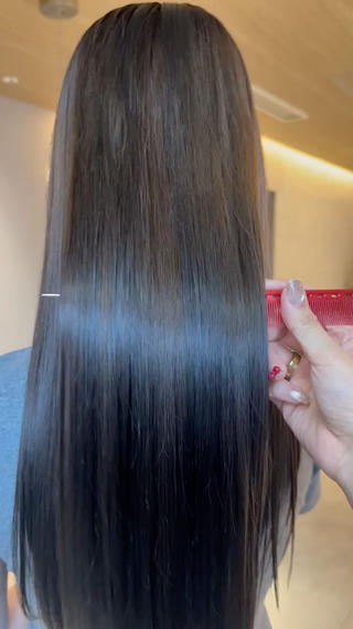 ロング 大島 希美のヘアスタイル