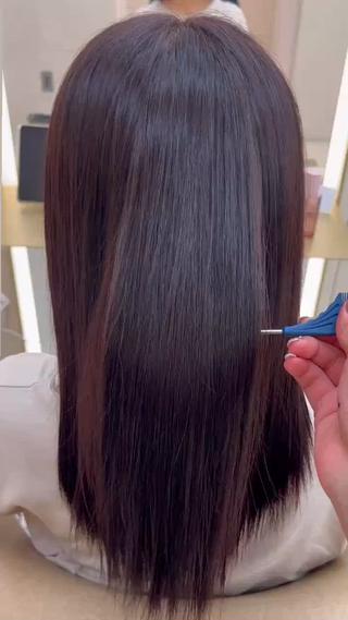 暖色カラー、うる艶トリートメント 