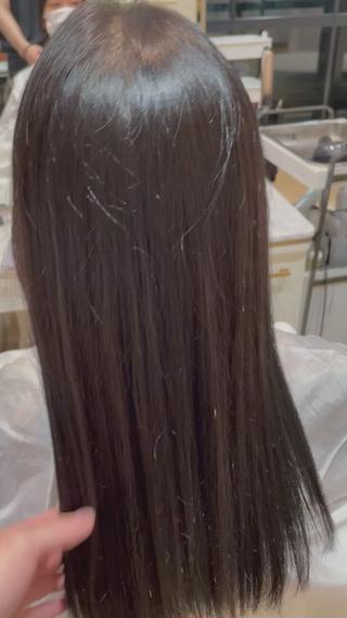 暗髪×艶々オージュアトリートメント 