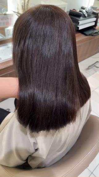 髪質改善カラー 