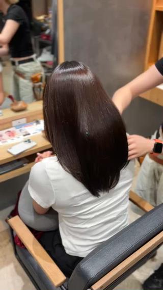 ホリスティック縮毛矯正でつやんつやん️ 