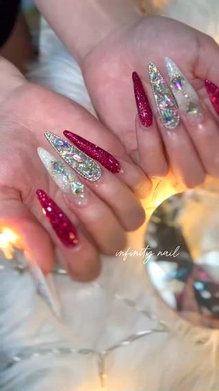 お任せデザイン
#埼玉スカルプ#埼玉ネイル#春ネイル#ギャルネイル#ピンクネイル#ロングネイル#上尾ネイル 